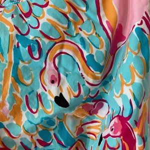 Lily Pulitzer crop pants flamingos